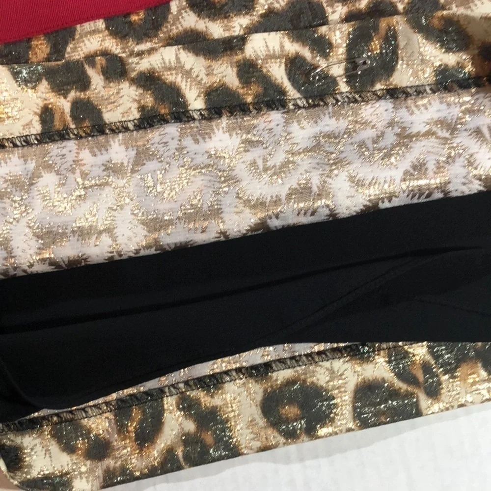 GAMBATTISTA VALLI Stunning Leopard Print Block Dress Size S. - Picture 4 of 7